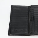 Chrome Hearts Wave Cross Ball Long Wallet Leather Black Auth 136316M-22