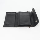 Chrome Hearts Wave Cross Ball Long Wallet Leather Black Auth 136316M-9