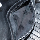 Chrome Hearts Wave Cross Ball Long Wallet Leather Black Auth 136316M-11