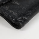 Chrome Hearts Wave Cross Ball Long Wallet Leather Black Auth 136316M-7