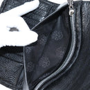 Chrome Hearts Wave Cross Ball Long Wallet Leather Black Auth 136317M-24