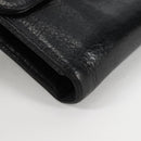 Chrome Hearts Wave Cross Ball Long Wallet Leather Black Auth 136317M-8