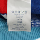LOUIS VUITTON Damier Knit Sweater Jacket Wool Light Blue LV Auth 136318M-14