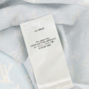 LOUIS VUITTON Monogram Short Sleeved T Shirt Cotton Light Blue LV Auth 136319M-13