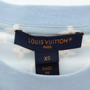 LOUIS VUITTON Monogram Short Sleeved T Shirt Cotton Light Blue LV Auth 136319M-6