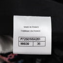 CHANEL Skirt Tweed Navy CC Auth 136320M-12