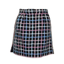 CHANEL Skirt Tweed Navy CC Auth 136320M-2