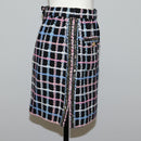 CHANEL Skirt Tweed Navy CC Auth 136320M-4