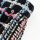 CHANEL Skirt Tweed Navy CC Auth 136320M-7