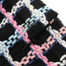 CHANEL Skirt Tweed Navy CC Auth 136320M-8