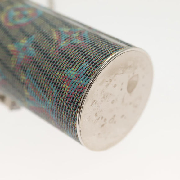 LOUIS VUITTON Monogram LV Pop Chain Lipstick Case Blue MP2536 LV Auth 136322