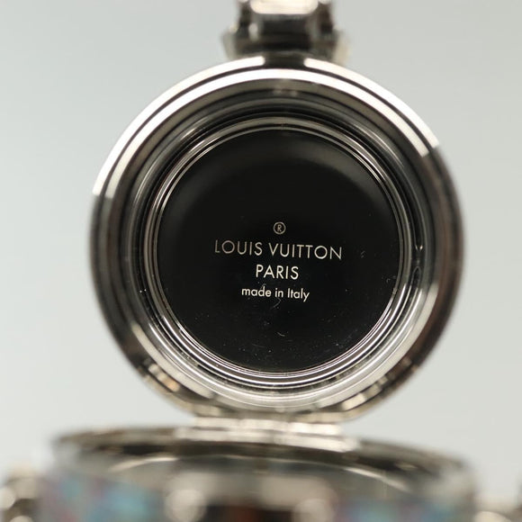 LOUIS VUITTON Monogram LV Pop Chain Lipstick Case Blue MP2536 LV Auth 136322