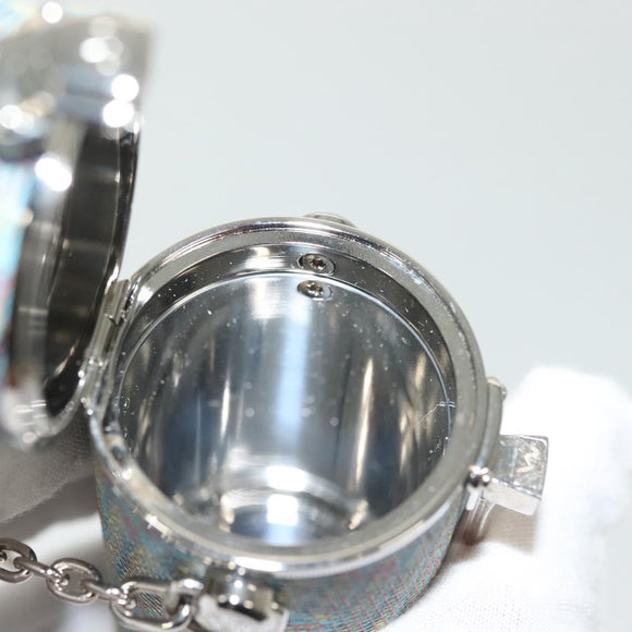 LOUIS VUITTON Monogram LV Pop Chain Lipstick Case Blue MP2536 LV Auth 136322