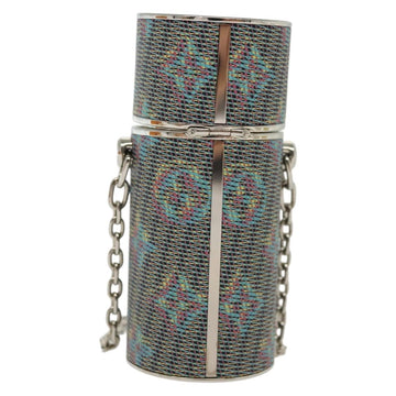 LOUIS VUITTON Monogram LV Pop Chain Lipstick Case Blue MP2536 LV Auth 136322 - 0