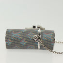 LOUIS VUITTON Monogram LV Pop Chain Lipstick Case Blue MP2536 LV Auth 136322-3