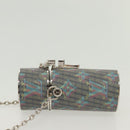 LOUIS VUITTON Monogram LV Pop Chain Lipstick Case Blue MP2536 LV Auth 136322-4