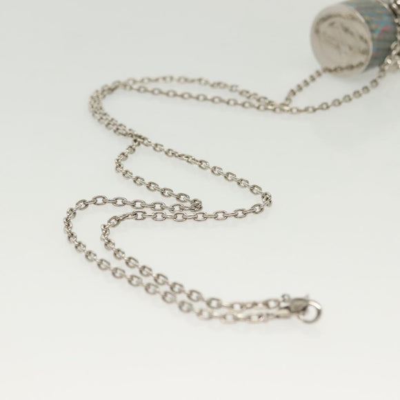 LOUIS VUITTON Monogram LV Pop Chain Lipstick Case Blue MP2536 LV Auth 136322