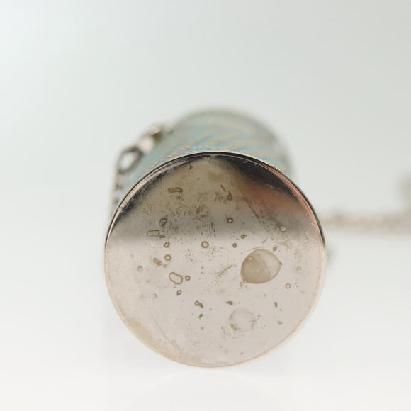 LOUIS VUITTON Monogram LV Pop Chain Lipstick Case Blue MP2536 LV Auth 136322