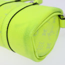 LOUIS VUITTON Taigalama Porte Cles Mini Keepall Charm Yellow M01048 Auth 136330-8