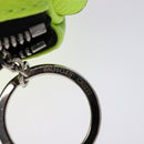 LOUIS VUITTON Taigalama Porte Cles Mini Keepall Charm Yellow M01048 Auth 136330-11