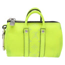 LOUIS VUITTON Taigalama Porte Cles Mini Keepall Charm Yellow M01048 Auth 136330-2