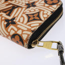 LOUIS VUITTON Monogram Giant Crafty Zippy Coin Purse Caramel M69496 Auth 136331-15