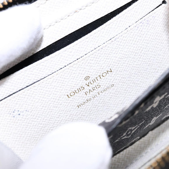 LOUIS VUITTON Monogram Giant Crafty Zippy Coin Purse Caramel M69496 Auth 136331