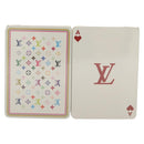 LOUIS VUITTON Monogram Multicolor Playing Cards Black White LV Auth 136333-2