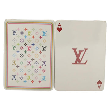 LOUIS VUITTON Monogram Multicolor Playing Cards Black White LV Auth 136333 - 0