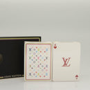 LOUIS VUITTON Monogram Multicolor Playing Cards Black White LV Auth 136333-6