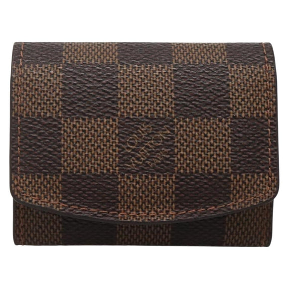 LOUIS VUITTON Damier Cuffs Buttons De Manchette Senior Tulle M65737 Auth 136334