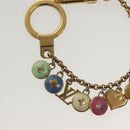 LOUIS VUITTON Porte Cles Chainne Pastille Key Holder Metal M66005 Auth 136335-2