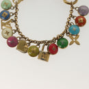 LOUIS VUITTON Porte Cles Chainne Pastille Key Holder Metal M66005 Auth 136335-3