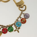 LOUIS VUITTON Porte Cles Chainne Pastille Key Holder Metal M66005 Auth 136335-4