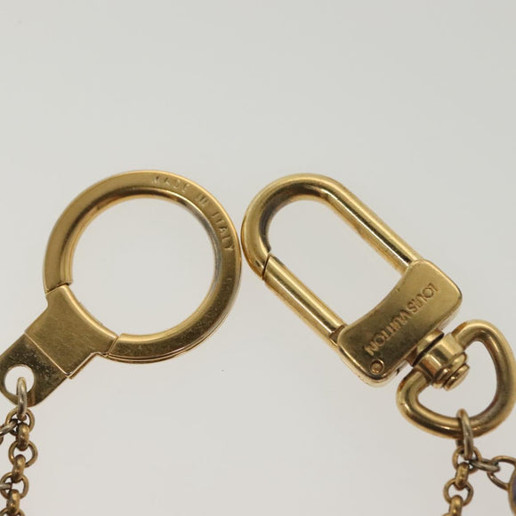 LOUIS VUITTON Porte Cles Chainne Pastille Key Holder Metal M66005 Auth 136335