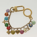 LOUIS VUITTON Porte Cles Chainne Pastille Key Holder Metal M66005 Auth 136335-6