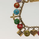 LOUIS VUITTON Porte Cles Chainne Pastille Key Holder Metal M66005 Auth 136335-8