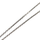 CHANEL Necklace metal Black CC Auth 136337-15