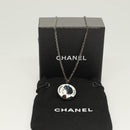 CHANEL Necklace metal Black CC Auth 136337-12