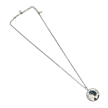 CHANEL Necklace metal Black CC Auth 136337 - 0