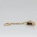 CHANEL Key Holder metal Gold CC Auth 136338-5