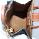 CELINE Triomphe Schlüsseletui PVC Schwarz Gold Auth 136339-10