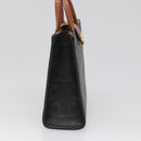 CELINE Triomphe Schlüsseletui PVC Schwarz Gold Auth 136339-4