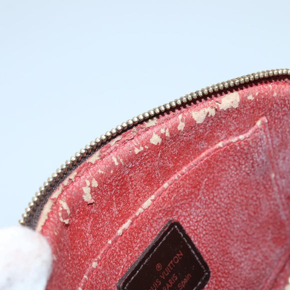 LOUIS VUITTON Damier Ebene Pochette Cosmetic PM Pouch N47516 LV Auth 136346