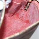 LOUIS VUITTON Damier Ebene Pochette Cosmetic PM Pouch N47516 LV Auth 136346-18