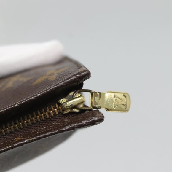 LOUIS VUITTON Monogram Poche Toilette 15 Pouch M47546 LV Auth 136347