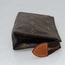 LOUIS VUITTON Monogram Poche Toilette 15 Pouch M47546 LV Auth 136347-3