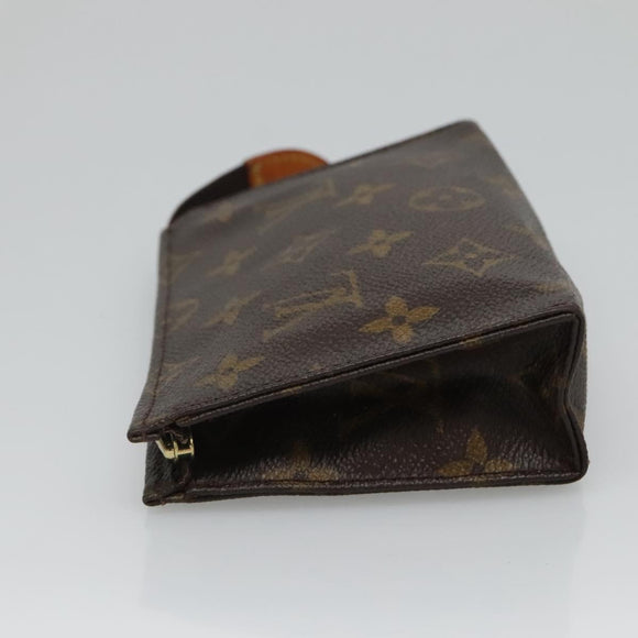 LOUIS VUITTON Monogram Poche Toilette 15 Pouch M47546 LV Auth 136347