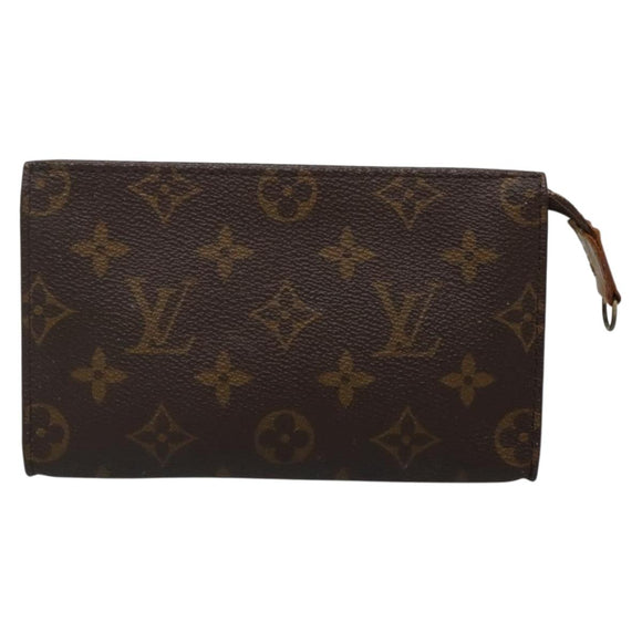 LOUIS VUITTON Monogram Bucket PM Accessory Pouch LV Auth 136348
