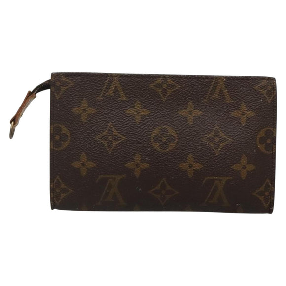 LOUIS VUITTON Monogram Bucket PM Accessory Pouch LV Auth 136348